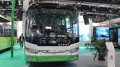 2015節(jié)能與新能源成果展 中通V10K純電動(dòng)客車